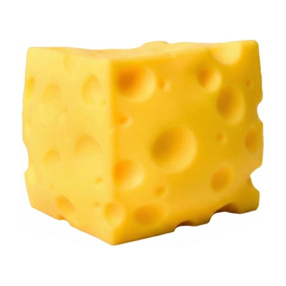 2026 Upgraded Yellow Big Cheese Squishy - 3.9 Inch Rebounding Jumbo Soft Novelty Toy - Slow Rise Squeeze Fidget for Calming Focus & Desk Stress Relief - Cute Party Favor (1Pc)