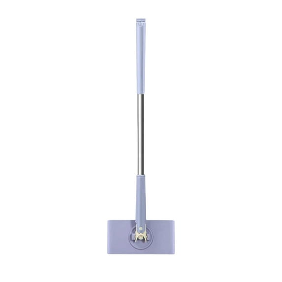 2026 Upgraded Zero Touch Snap Grip Mini Mop, 360掳 Rotating Head and Universal Compatibility,Cloth Changing Mini Mop with Automatic Hands Free Push Pull Handle for Bathroom and Kitchen(Purple,37.4in)