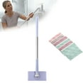 thumbnail image 1 of 2026 Upgraded Zero Touch Snap Grip Mini Mop, Cloth Changing Mini Mop with Automatic Hands Free Push Pull Handle, 360 Rotating Head(29.5Inch Purple Mop), 1 of 9