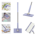 thumbnail image 1 of 2026 Upgraded Zero Touch Snap Grip Mini Mop, Cloth Changing Mini Mop with Automatic Hands Free Push Pull Handle, 360 Rotating Head, for Bathroom and Kitchen - (115cm/45.28"), 1 of 9