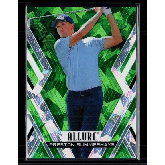 2026 Upper Deck Allure Golf Green Quartz #31 Preston Summerhays Arizona State Sun Devils Card