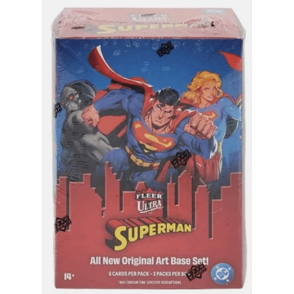 2026 Upper Deck Fleer Ultra Superman Factory Sealed Blaster Box