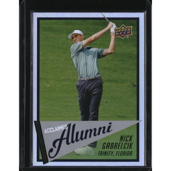 2026 Upper Deck Golf Acclaimed Alumni Nick Gabrelcik #AL-11
