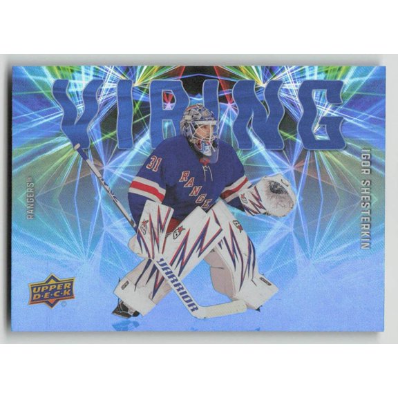 2026 Upper Deck Igor Shesterkin VB-23 New York Rangers NHL Card Near Mint