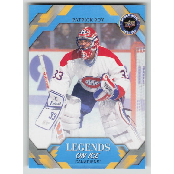 2026 Upper Deck National Hockey Card Day Legends On Ice Patrick Roy #NHCD-25