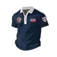 thumbnail image 1 of 2026 Usa Soccer Mens Polo Shirts Short Sleeve Casual Collared Pullover Summer Tops Soccer Shirt for Men Indoor Outdoor Activities Daily Wear, 1 of 3
