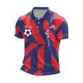 thumbnail image 1 of 2026 Usa Soccer Mens Polo Shirts Short Sleeve Casual Collared Pullover Summer Tops Soccer Shirt for Men Indoor Outdoor Activities Daily Wear, 1 of 3