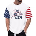 thumbnail image 1 of 2026 Usa Soccer Mens T-Shirts Short Sleeve Casual Crewneck Pullover Summer Tops Soccer Shirt for Men Indoor Outdoor Activities Daily Wear, 1 of 4