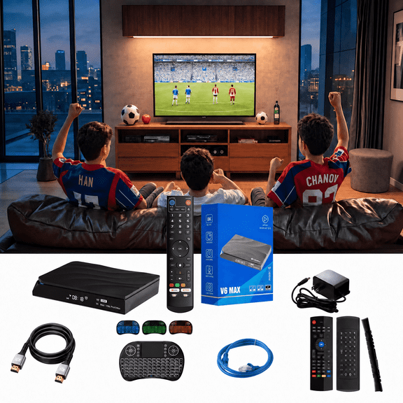 2026 V6 Max New Box 8K HD 64GB Voice Control