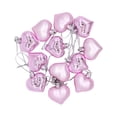 thumbnail image 1 of 2026 Valentines Decoration - 12Pcs Heart Shaped Baubles Heart for Valentine'S Day Ornament Hanging Decoration New, 1 of 2
