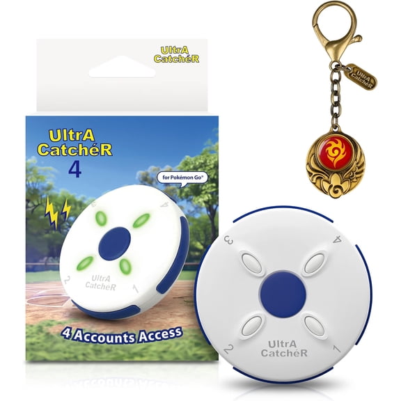 2026 Version 4P Egg Bluetooth Auto Catcher for Pokmon GO, 4 Accounts, Auto Catch & Spin, iPhone & Android (Exclusive Version)