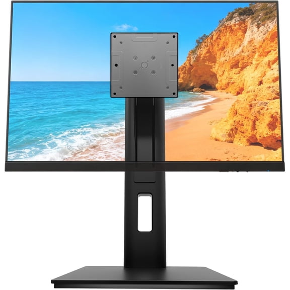 2026 Version VESA Stand, 150mm Spring Height adjustment,, Tool-Free Base, Swivel, Tilt & Rotation, for 22-26" Monitors, 5.95-7.28 lb, 100x100mm Vesa Mount (5.95~7.28LB)