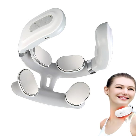 2026 Verticlear Pro Neck Device 2.0 Neck Massager Upgraded with Heat, Electric Pulse Neck Massager for Pain Relief, Wireless Neckology Intelligent Massager