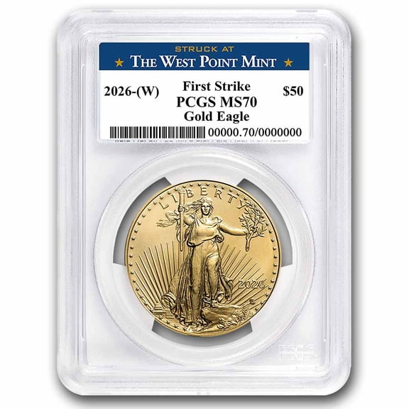 2026-(W) 1 oz American Gold Eagle MS-70 PCGS (FS, West Point)
