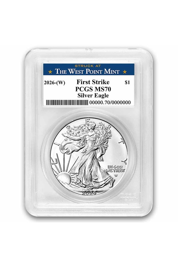 2026-(W) American Silver Eagle MS-70 PCGS (FS, West Point Label)