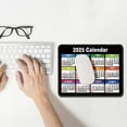 thumbnail image 1 of 2026 Wall Calendar 2026 Calendar Mouse Pad with Holiday Reminders Non-Slip Washable Rubber Base Stitched Edges Compact Desk Mat for Office Use Calendar 2026-2027, 1 of 4