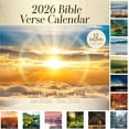 thumbnail image 1 of 2026 Wall Calendar Christian, Bible Verse Calendar 2026, 12 Monthly Religious Spiritual Scripture Gifts For Men, Women, NIV Biblical Quotes Catholic Present, Jesus Faith Home Office Decor 12X12", 1 of 8