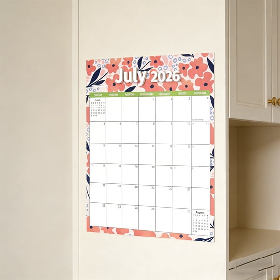 2027 Wall Calendar Magnetic Calendar For Refrigerator Fridge Calendar Magnet 18 Monthly Refrigerator Calendar For Fridge Wall And Refrigerator Organization
