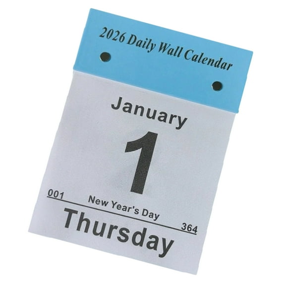 2026 Wall Calendar Tearable Pages Calendars With Bold Date Prints For Quick Desk Reference And Decors Tear Off Calendar