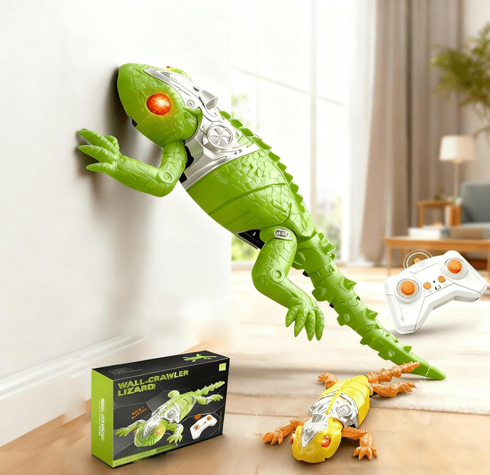 2026 Wall Climbing Lizard, Rechargeable Remote Control Lizards Toy with ...