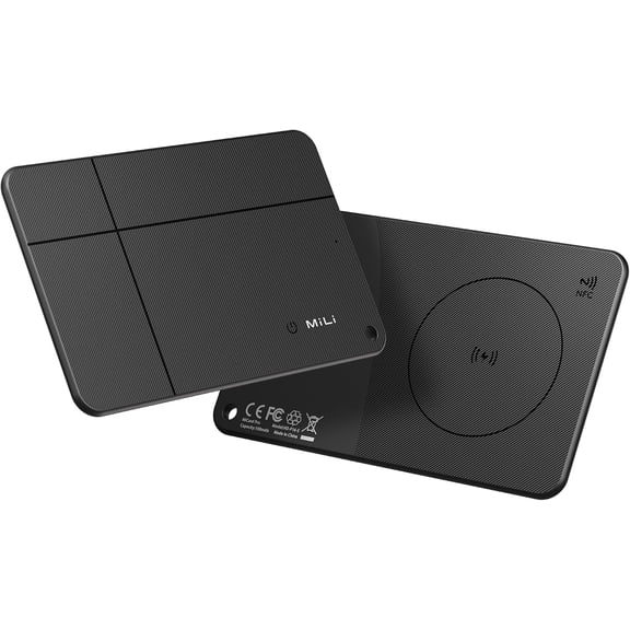 2026 Wallet Tracker Card Google Certified for Android, Wallet Finder Thin Card Wireless Rechargeable for Google Find Hub