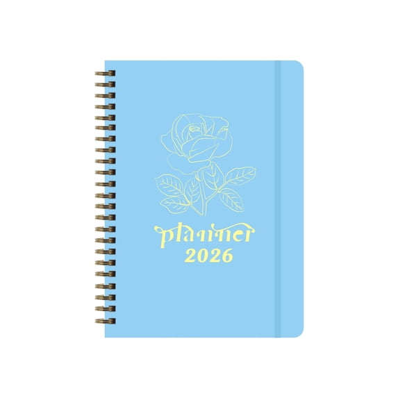 2026 Weekly & Monthly Planner - A5 Spiral Bound Academic Year Organizer with Monthly Tabs, Thick Ink-Proof Paper, Inner Pocket, January to December 2026
