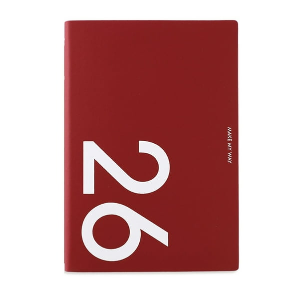 2026 Weekly Monthly Planner Dated Page PU Leather Academic Planner ...