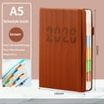 thumbnail image 1 of 2026 Weekly Monthly Planner Hardcover, Calendar Organizer with Tabs, 80gsm Thick Paper, Dotted Notes, Pocket, Ribbons for Office Daily Planning, 1 of 3