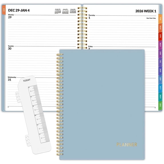 2026 Weekly and Monthly Planner - from January 2026 - December 2026 ...