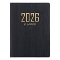 thumbnail image 1 of 2026 Weekly Monthly Pocket Planner, A6 Mini Daily Agenda Book with Faux Leather Hardcover, Small Schedule Organizer Calendar Planner, 6.8" x 3.77" Weekly Notebook, 1Pc, Multicolor(Black,6.8x3.7"), 1 of 9