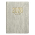 thumbnail image 1 of 2026 Weekly Monthly Pocket Planner, A6 Mini Daily Agenda Book with Faux Leather Hardcover, Small Schedule Organizer Calendar Planner, 6.8" x 3.77" Weekly Notebook, 1Pc, Multicolor(Beige,6.8x3.7"), 1 of 9
