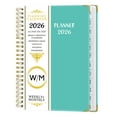 thumbnail image 1 of 2026 Weekly Planner A5 Size - English Schedule Notebook with Monthly Separators, Spiral Bound Plan Book for Daily Organization and Planning, Productivity Planner Notebook, 1 of 7