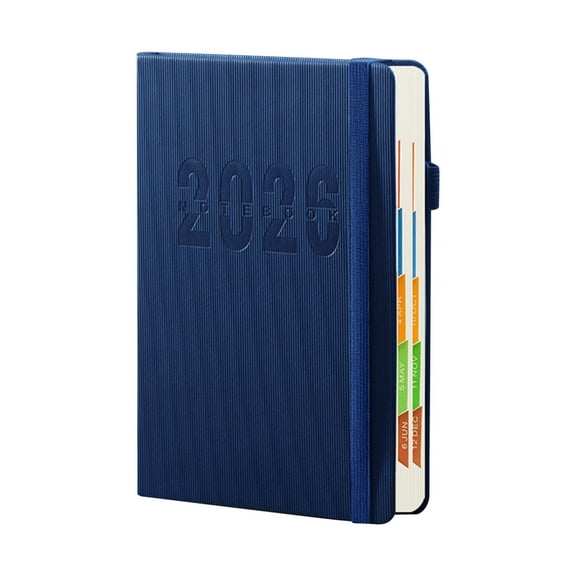 2026 Weekly Planner Notebook Hardcover 2026 Calendar Planner with Monthly Tab 80gsm Thick Paper Daily Planner 365-day Office Plan