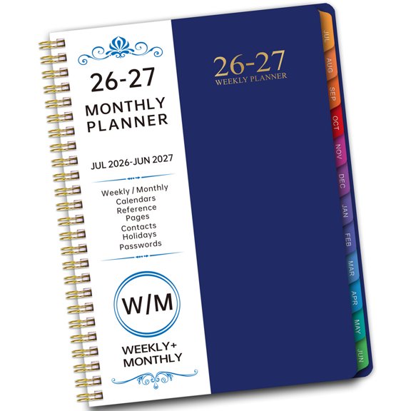 2026 Weekly Planner Twin Coil Binding 12 Month Weekly Monthly Notebook for Daily Scheduling Note Taking 6.22x8.54Inch