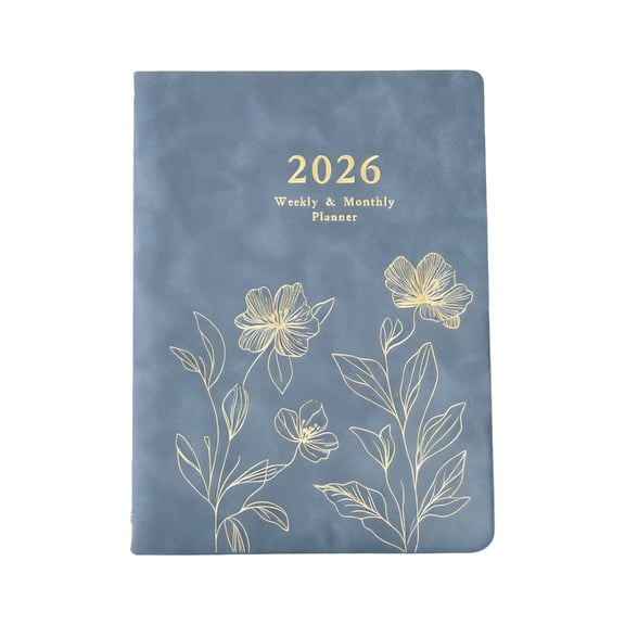 2026 Weekly Planner With Dated Pages And Refillable 6 Rings Leather Binder Cover 2026 Academic Planner For Scheduling