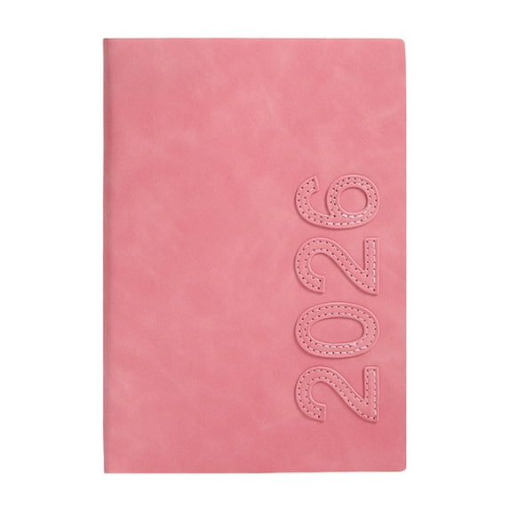 2026 Weekly and Monthly Calendar Planner for Desk Accessories and School Supplies,Pink