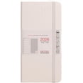 thumbnail image 1 of 2026 Weekly and Monthly Planner, Hardcover Lay-Flat Binding, 176 Pages, Thick 100gsm Paper, Travel Size 18.7x9.4cm, Elastic Closure, Ribbon Bookmarks, 1 of 2