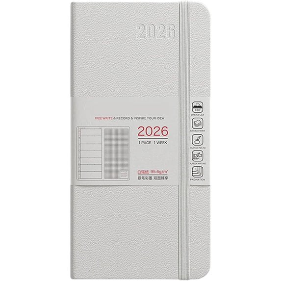 2026 Weeks Planner,2026 Weekly and Monthly Planner, Pocket Weekly Organizer Notebook, Daily Schedule, Hardcover, 100 Paper