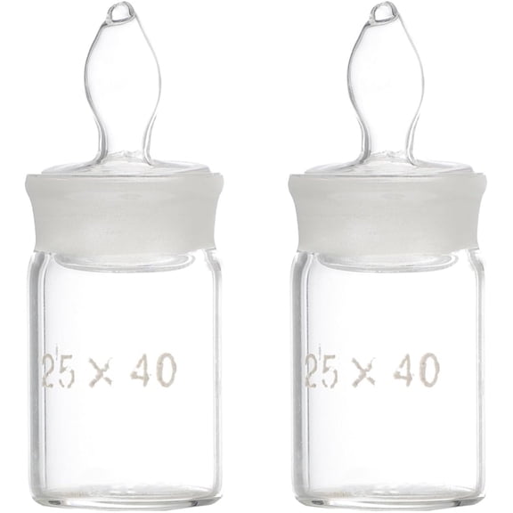 2026 Weighing Bottle Pycnometer Bottle Chemistry Specific Gravity Scientific Glass Beaker Pycnometer Flask Glass Measuring Stopper Seal