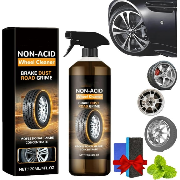 2026 Wheelblaze Wheel Cleaner, Wheel Blaze Versatile and Powerful Rust Converter,  Wheel Cleaner, Turn Filthy Wheels into Instant Shine and Lasting Protection
 (1PCS)