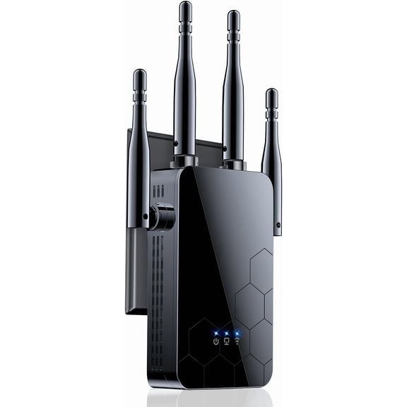 2026 WiFi Extender Internet Booster, 10000 Sq.ft Long Range Repeater Routers Amplifier, Mesh 80% | Broader Than Ever, Support Network Devices at , 1-Tap Setup