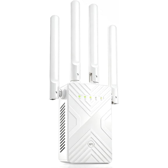 2026 WiFi Extender Signal Booster - 8X  Long Range WiFi Repeater for , Up to 15,888 Sq. Ft Internet Extender WiFi Booster,  Router Amplifier w/Ethernet Port, 1-Tap Setup