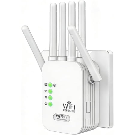 2026 WiFi Extender Signal Booster for Home,Long Range WiFi Booster and Signal Amplifier w/Ethernet Port,9800sq.ft Wireless Internet Repeater,1200M WiFi Router Extender Support 99% Devices,1-Tap Setup