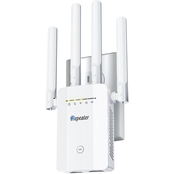 2026  WiFi Extender Signal Booster, Long Range up to 13355Sq.ft,  Internet Repeater Routers Signal Amplifier for , Office, Garage, 8X  Access Point with Ethernet Port, 1-Tap Setup