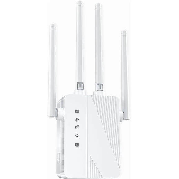 2026 WiFi Extender Signal Booster, Longest Range up to 15000 sq.ft for , Internet Extender with Ethernet Port, 6X Speed WiFi Repeater, 1-Tap Setup, Compatible with 99% Routers