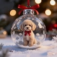 thumbnail image 1 of 2026 Wildlife Wonders Collection Crystal Acrylic Ornament, Vivid 2D Flat Animal Woodland Christmas Ornaments, Clear Christmas Balls, Western Christmas Tree Ornaments, 1 of 6