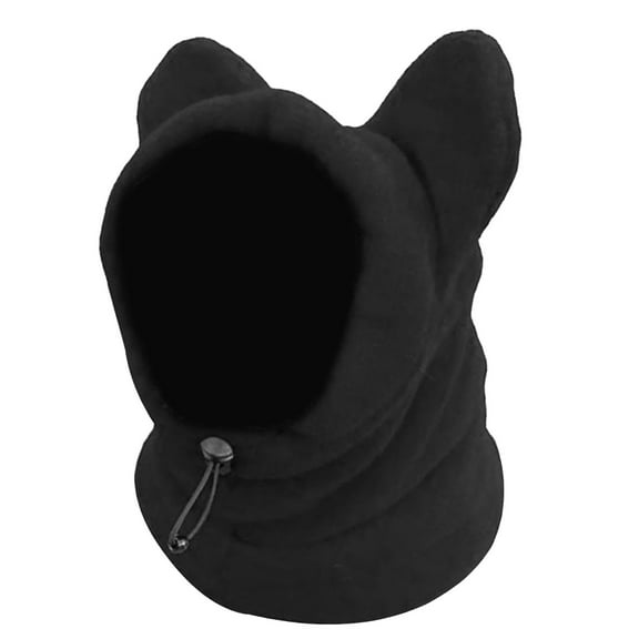 2026 Winter Dog Hat with Ear Warmer and Adjustable Snood Hood for Small Medium Puppy Cold Weather