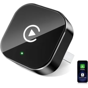 2026 Wireless Adapter, Wireless CarPlay Adapter to Wireless for Apple CarPlay and Android Auto, Mini USB Design for Plug and Play Stable Connection