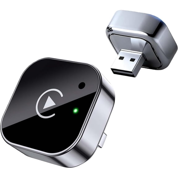 2026 Wireless CarPlay & Android Auto Adapter 2-in-1  Convert Wired to Wireless, Fast Auto-Connect, Zero-Lag 5.8GHz WiFi, Plug Play USB/USB-C Mini Dongle for iOS 10+ 11+