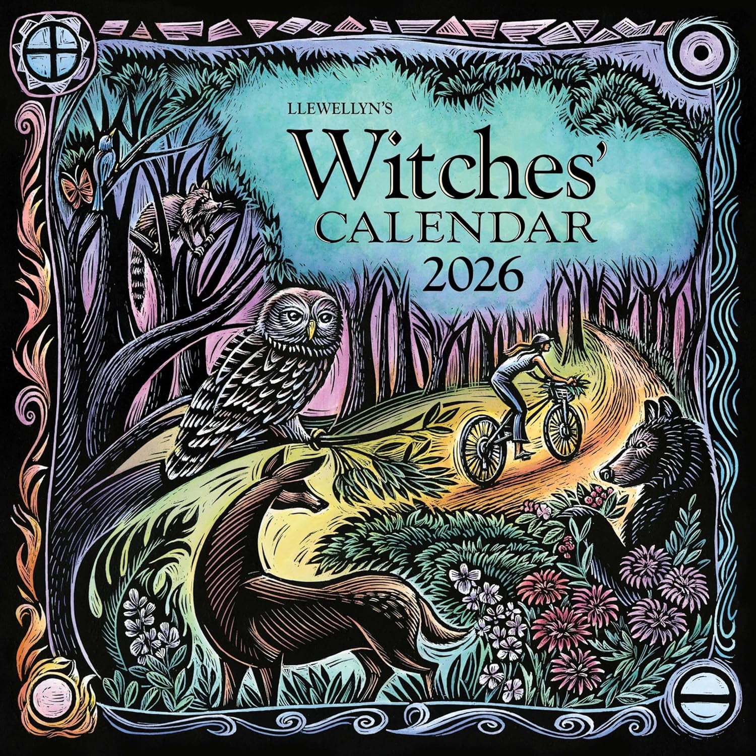 2026 Witches' Calendar (2026 Calendars, Almanacs & Datebooks, 14),Calendar Mystical Creative Hanging Wall Calendar Witchy Gift Home Decoration